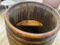 Preview: Tauchbecken Whiskyfass abgeschliffen 600 Liter Tauchbottich Saunatauchbecken